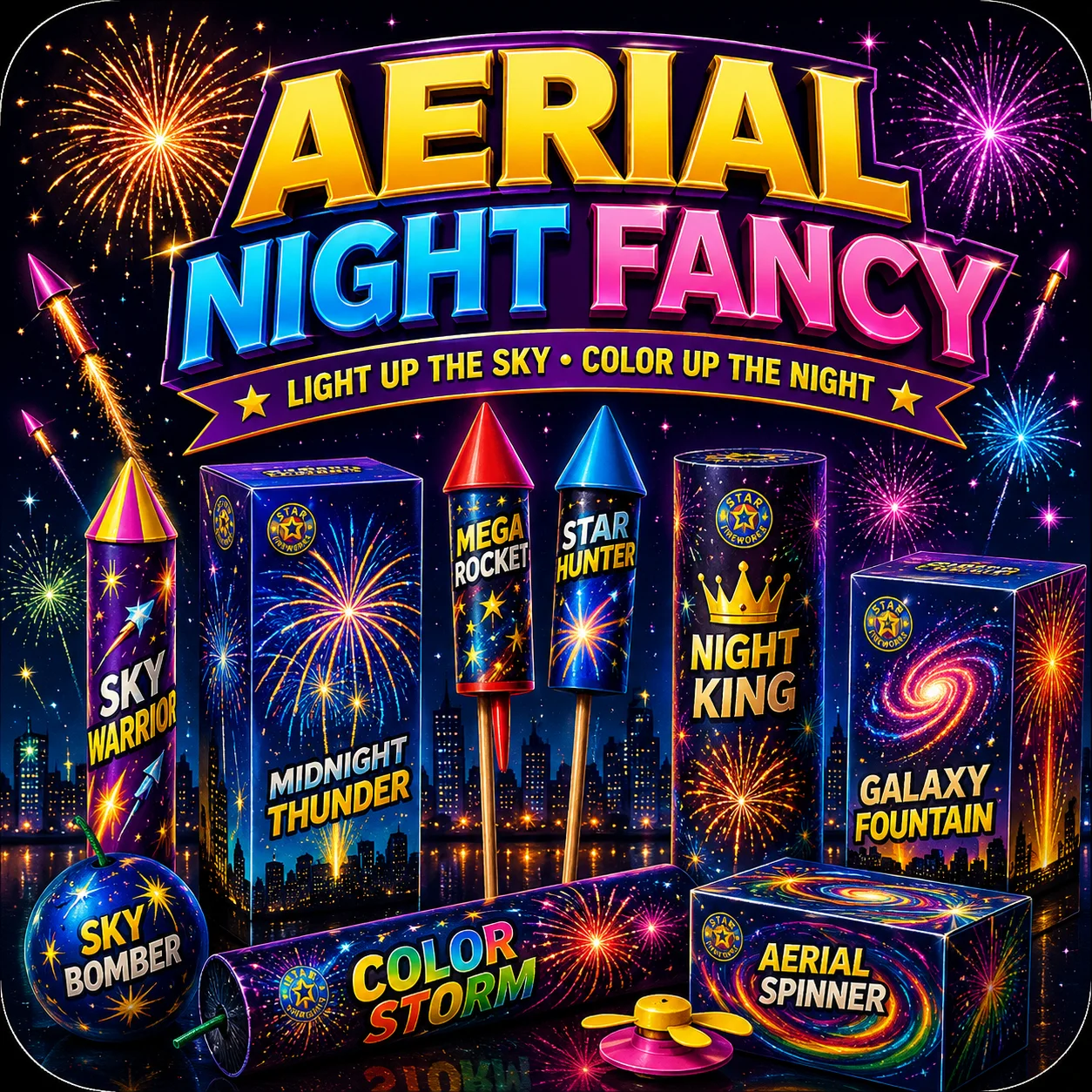 AERIAL NIGHT FANCY
